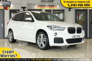 Used 2018 WHITE BMW X1 SUV 2.0 SDRIVE18D M SPORT 5d AUTO 148 BHP (reg. 2018-02-02) for sale in Wilmslow