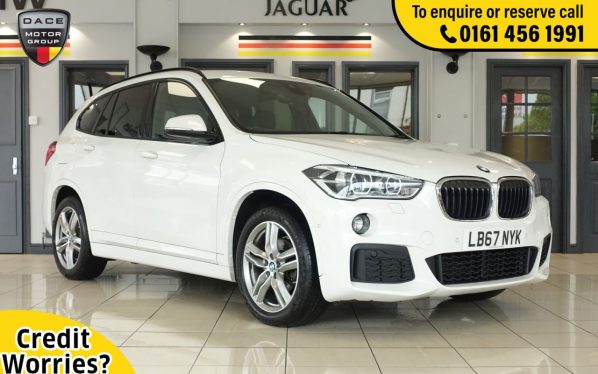 Used 2018 WHITE BMW X1 SUV 2.0 SDRIVE18D M SPORT 5d AUTO 148 BHP (reg. 2018-02-02) for sale in Wilmslow