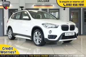 Used 2018 WHITE BMW X1 SUV 2.0 SDRIVE18D SPORT 5d 148 BHP (reg. 2018-02-08) for sale in Wilmslow