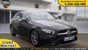 Used 2019 BLACK MERCEDES-BENZ A-CLASS Hatchback 1.3 A 180 AMG LINE 5d 135 BHP (reg. 2019-03-30) for sale in Wilmslow