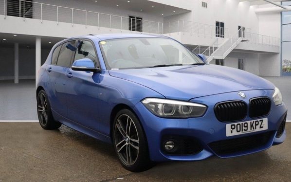Used 2019 BLUE BMW 1 SERIES Hatchback 1.5 118I M SPORT SHADOW EDITION 5DR AUTO 134 BHP (reg. 2019-03-29) for sale in Altrincham