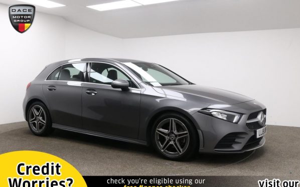 Used 2019 GREY MERCEDES-BENZ A-CLASS Hatchback 2.0 A 200 D AMG LINE 5d AUTO 148 BHP (reg. 2019-03-30) for sale in Manchester