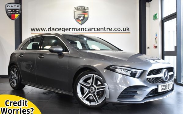 Used 2019 GREY MERCEDES-BENZ A-CLASS Hatchback 2.0 A 220 AMG LINE 5DR AUTO 188 BHP (reg. 2019-03-15) for sale in Altrincham