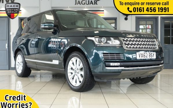 Used 2013 GREEN LAND ROVER RANGE ROVER 4x4 3.0 TDV6 VOGUE SE 5d 258 BHP (reg. 2013-01-22) for sale in Wilmslow