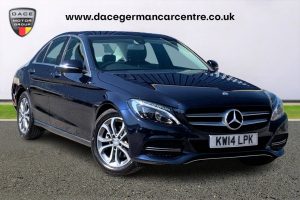 Used 2014 BLUE MERCEDES-BENZ C-CLASS Saloon 2.0 C200 SPORT 4DR AUTO 184 BHP (reg. 2014-06-23) for sale in Altrincham