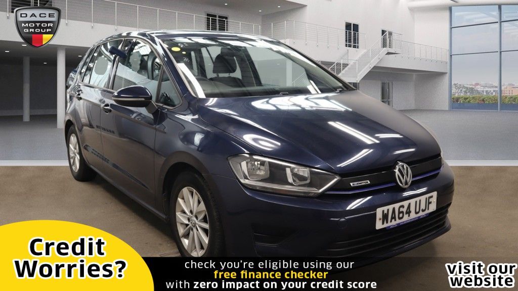 Used 2014 BLUE VOLKSWAGEN GOLF SV MPV 1.6 BLUEMOTION TDI 5d 108 BHP (reg. 2014-10-29) for sale in Manchester