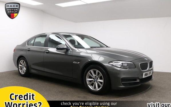 Used 2014 GREY BMW 5 SERIES Saloon 2.0 518D SE 4d AUTO 141 BHP (reg. 2014-06-30) for sale in Manchester