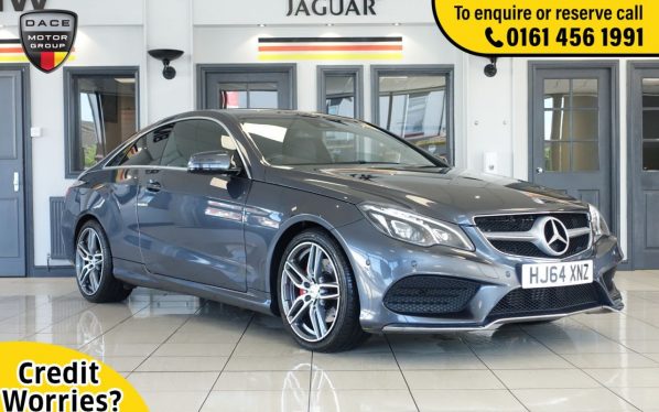 Used 2014 GREY MERCEDES-BENZ E-CLASS Coupe 2.1 E220 BLUETEC AMG LINE 2d 174 BHP (reg. 2014-11-26) for sale in Wilmslow