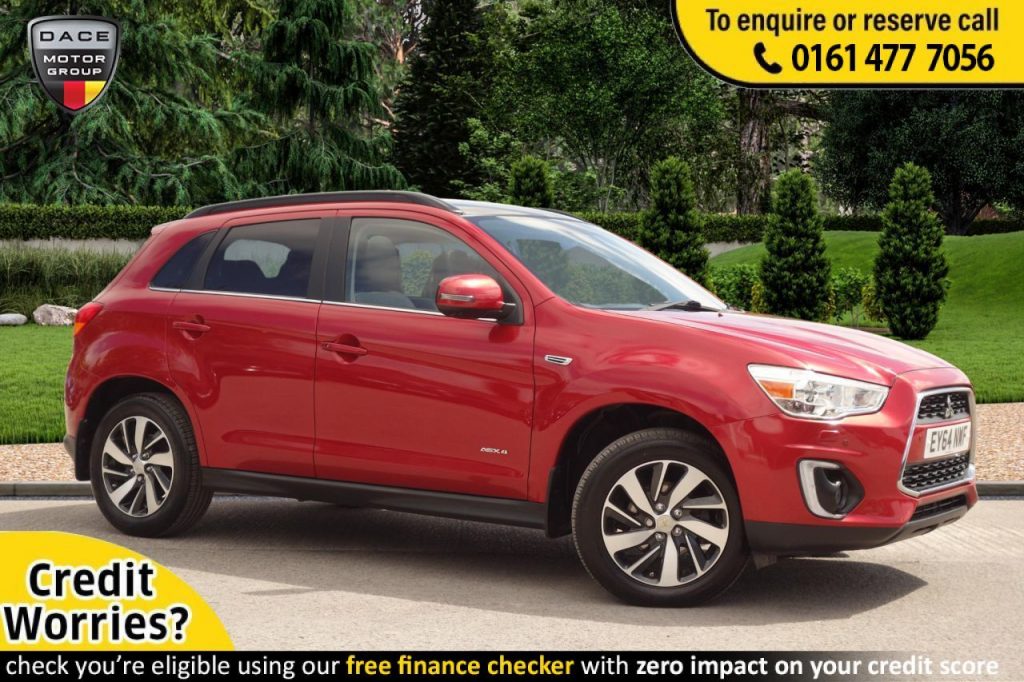Used 2014 RED MITSUBISHI ASX Hatchback 2.3 DI-D 4 5d AUTO 147 BHP (reg. 2014-09-01) for sale in Stockport