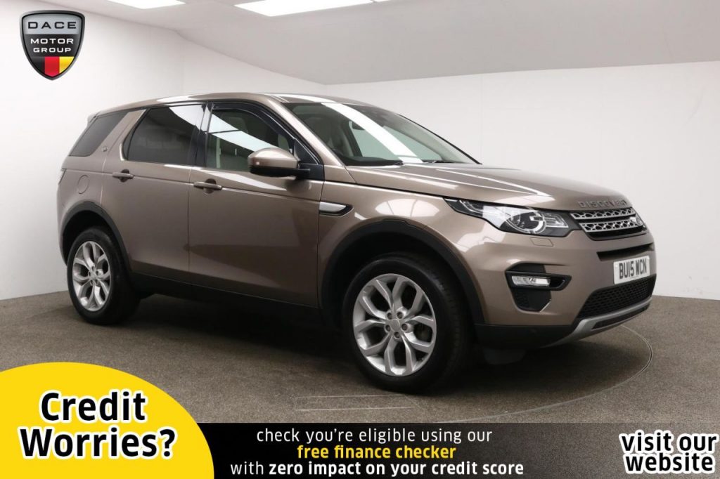 Used 2015 BROWN LAND ROVER DISCOVERY SPORT SUV 2.2 SD4 HSE 5d AUTO 190 BHP (reg. 2015-03-07) for sale in Manchester