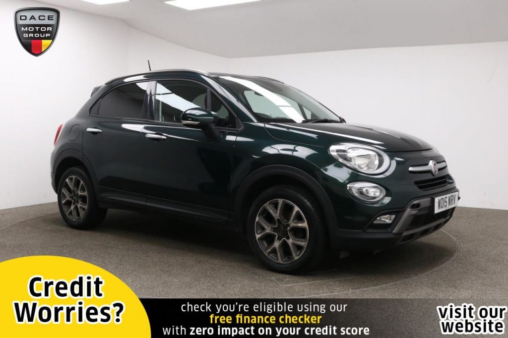 Used 2015 GREEN FIAT 500X Hatchback 1.4 MULTIAIR CROSS 5d 140 BHP (reg. 2015-06-30) for sale in Manchester