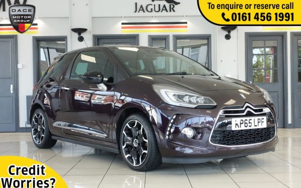 Used 2015 PURPLE DS DS 3 Hatchback 1.6 BLUEHDI DSPORT S/S 3d 118 BHP (reg. 2015-09-29) for sale in Wilmslow