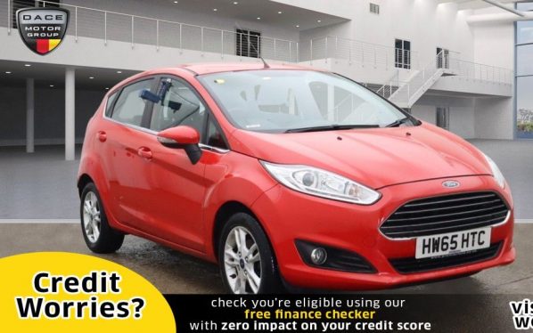 Used 2015 RED FORD FIESTA Hatchback 1.2 ZETEC 5d 81 BHP (reg. 2015-12-04) for sale in Manchester