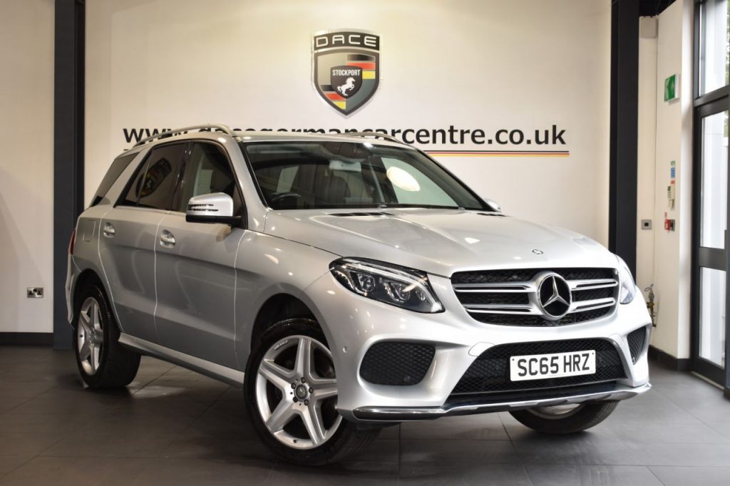 Used 2015 SILVER MERCEDES-BENZ GLE-CLASS 4x4 2.1 GLE 250 D 4MATIC AMG LINE 5DR AUTO 201 BHP (reg. 2015-12-15) for sale in Altrincham