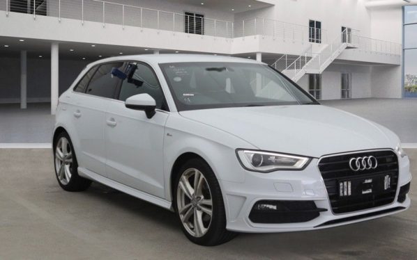 Used 2015 WHITE AUDI A3 Hatchback S LINE TDI S-A (reg. 2015-03-03) for sale in Altrincham
