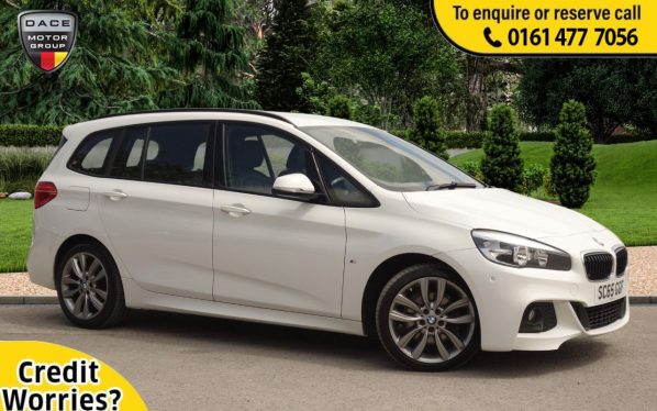 Used 2015 WHITE BMW 2 Series GRAN TOURER MPV 2.0 218D M SPORT GRAN TOURER 5d AUTO 148 BHP (reg. 2015-12-30) for sale in Stockport