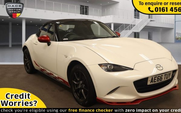Used 2016 WHITE MAZDA MX-5 Convertible 1.5 ICON 2d 130 BHP (reg. 2016-09-20) for sale in Wilmslow