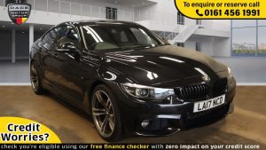 Used 2017 BLACK BMW 4 SERIES Coupe 2.0 420D M SPORT GRAN COUPE 4d AUTO 188 BHP (reg. 2017-06-29) for sale in Wilmslow