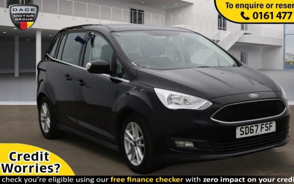 Used 2017 BLACK FORD GRAND C-MAX MPV 1.5 ZETEC TDCI 5d 118 BHP (reg. 2017-11-24) for sale in Stockport