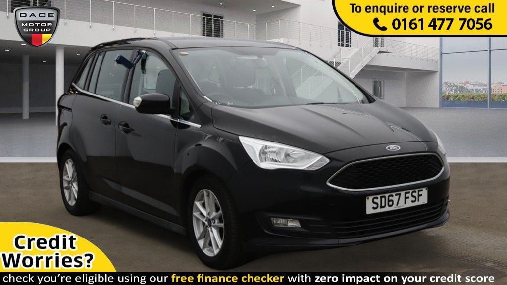 Used 2017 BLACK FORD GRAND C-MAX MPV 1.5 ZETEC TDCI 5d 118 BHP (reg. 2017-11-24) for sale in Stockport