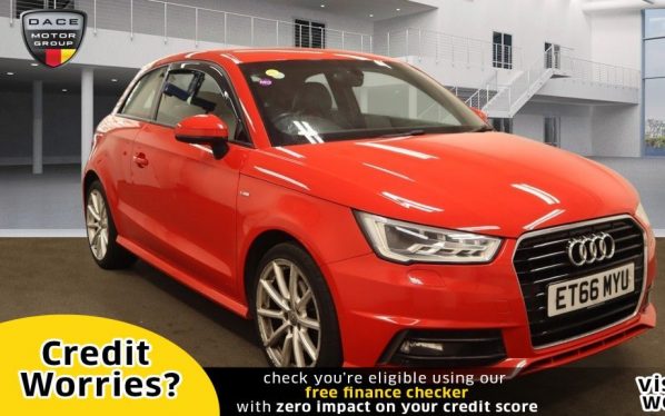 Used 2017 RED AUDI A1 Hatchback 1.4 TFSI S LINE 3d 123 BHP (reg. 2017-01-18) for sale in Manchester