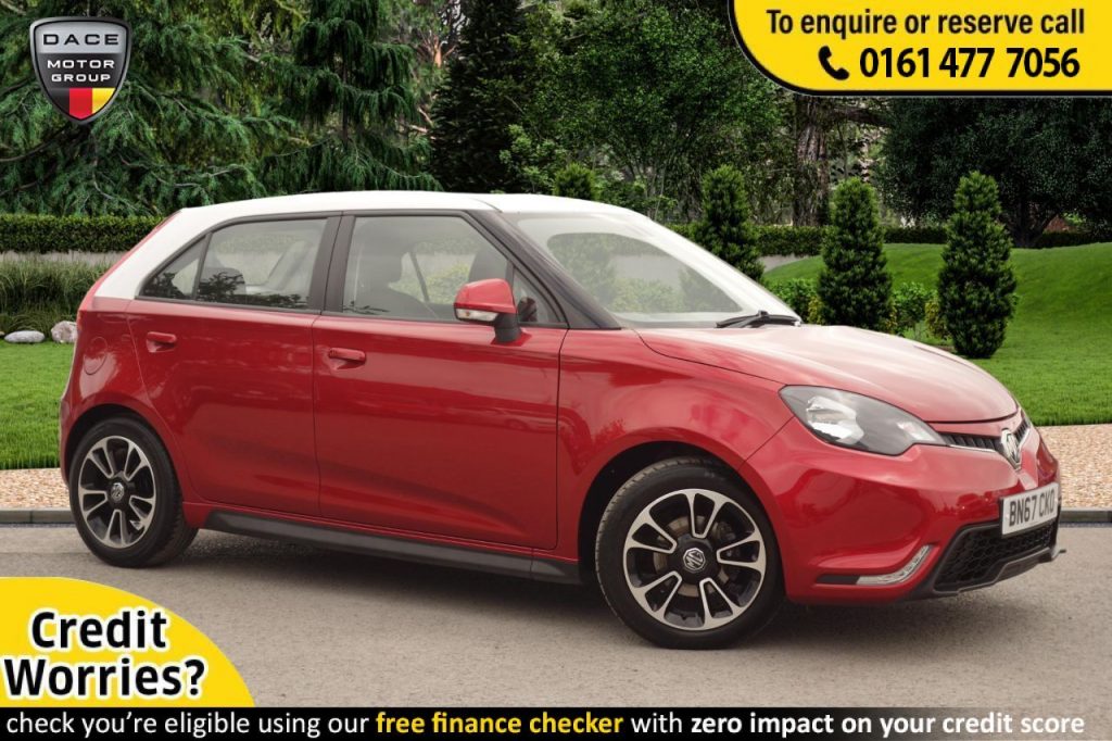 Used 2017 RED MG 3 Hatchback 1.5 STYLE PLUS VTI-TECH 5d 106 BHP (reg. 2017-10-23) for sale in Stockport