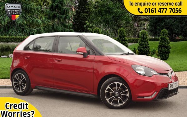 Used 2017 RED MG 3 Hatchback 1.5 STYLE PLUS VTI-TECH 5d 106 BHP (reg. 2017-10-23) for sale in Stockport