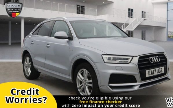 Used 2017 SILVER AUDI Q3 Estate 1.4 TFSI S LINE EDITION 5d AUTO 148 BHP (reg. 2017-04-13) for sale in Manchester
