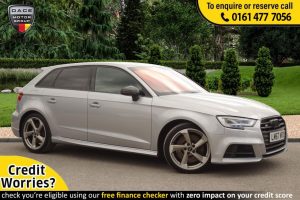 Used 2017 SILVER AUDI S3 Hatchback 2.0 S3 SPORTBACK TFSI QUATTRO BLACK EDITION 5d AUTO 306 BHP (reg. 2017-12-22) for sale in Stockport