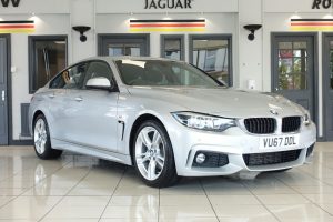 Used 2017 SILVER BMW 4 SERIES Coupe 2.0 420D M SPORT GRAN COUPE 4d AUTO 188 BHP (reg. 2017-09-12) for sale in Wilmslow