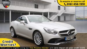 Used 2017 SILVER MERCEDES-BENZ SLC Convertible 2.0 SLC 200 AMG LINE 2d AUTO 181 BHP (reg. 2017-01-20) for sale in Wilmslow