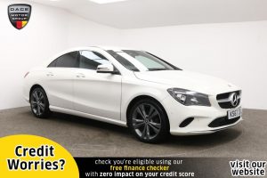 Used 2017 WHITE MERCEDES-BENZ CLA Coupe 1.6 CLA 180 SPORT 4d 121 BHP (reg. 2017-12-18) for sale in Manchester