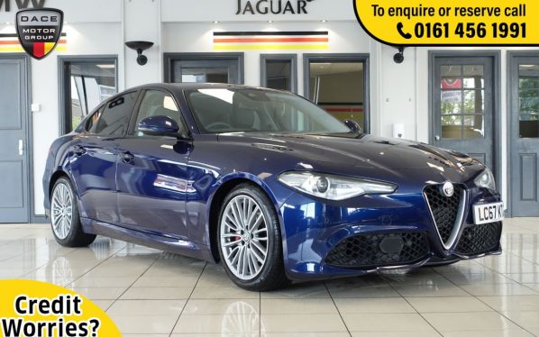 Used 2018 BLUE ALFA ROMEO GIULIA Saloon 2.1 TD SPECIALE 4d AUTO 178 BHP (reg. 2018-02-16) for sale in Wilmslow