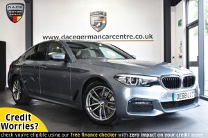 Used 2018 BLUE BMW 5 SERIES Saloon 2.0 520D M SPORT 4DR AUTO 188 BHP (reg. 2018-12-31) for sale in Altrincham
