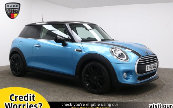 Used 2018 BLUE MINI HATCH COOPER Hatchback 1.5 COOPER EXCLUSIVE 3d 134 BHP (reg. 2018-11-23) for sale in Manchester
