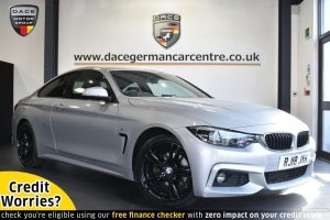Used 2018 SILVER BMW 4 SERIES Coupe 2.0 420D M SPORT 2DR 188 BHP (reg. 2018-06-29) for sale in Altrincham