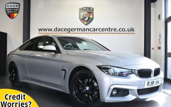 Used 2018 SILVER BMW 4 SERIES Coupe 2.0 420D M SPORT 2DR 188 BHP (reg. 2018-06-29) for sale in Altrincham