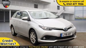 Used 2018 SILVER TOYOTA AURIS Estate 1.8 VVT-I ICON TECH TOURING SPORTS 5d AUTO 135 BHP (reg. 2018-08-28) for sale in Stockport