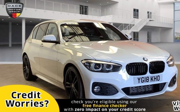 Used 2018 WHITE BMW 1 SERIES Hatchback 1.5 118I M SPORT SHADOW EDITION 5d 134 BHP (reg. 2018-03-16) for sale in Manchester