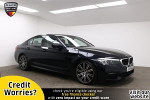 Used 2019 BLACK BMW 5 SERIES Saloon 3.0 530D XDRIVE M SPORT 4d AUTO 261 BHP (reg. 2019-03-27) for sale in Manchester