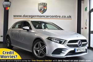 Used 2019 SILVER MERCEDES-BENZ A-CLASS Hatchback 1.3 A 200 AMG LINE PREMIUM 5DR AUTO 161 BHP (reg. 2019-01-23) for sale in Altrincham