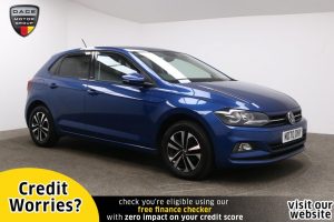 Used 2021 BLUE VOLKSWAGEN POLO Hatchback 1.0 UNITED TSI 5d 94 BHP (reg. 2021-02-18) for sale in Manchester