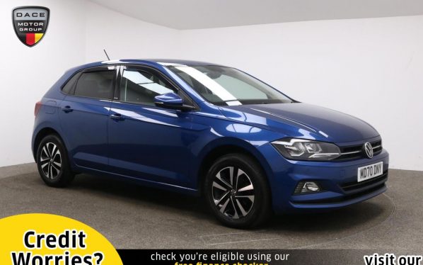 Used 2021 BLUE VOLKSWAGEN POLO Hatchback 1.0 UNITED TSI 5d 94 BHP (reg. 2021-02-18) for sale in Manchester