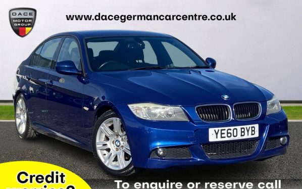 Used 2010 BLUE BMW 3 SERIES Saloon 2.0 318D M SPORT 4DR 141 BHP (reg. 2010-11-17) for sale in Altrincham