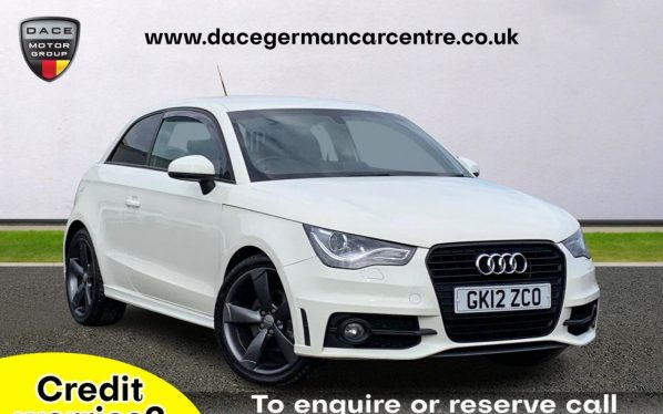 Used 2012 WHITE AUDI A1 Hatchback 1.4 TFSI BLACK EDITION 3d AUTO 185 BHP (reg. 2012-03-31) for sale in Altrincham