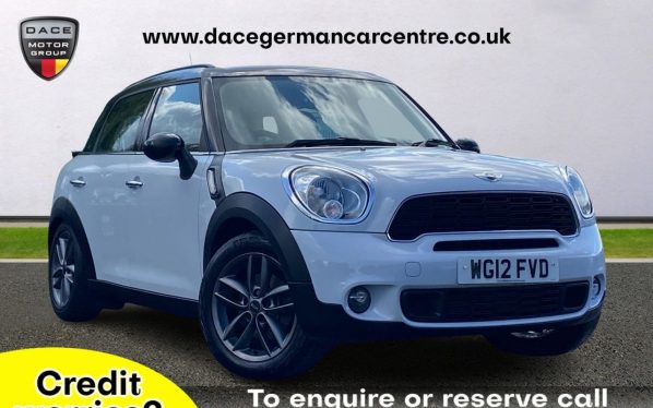 Used 2012 WHITE MINI COUNTRYMAN Hatchback 2.0 COOPER SD 5DR 141 BHP (reg. 2012-06-20) for sale in Altrincham