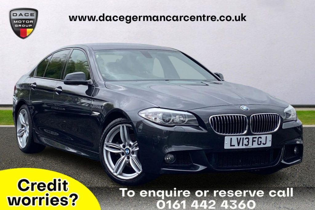 Used 2013 GREY BMW 5 SERIES Saloon 2.0 520D M SPORT 4DR AUTO 181 BHP (reg. 2013-03-28) for sale in Altrincham