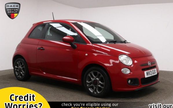 Used 2013 RED FIAT 500 Hatchback 1.2 S 3d 69 BHP (reg. 2013-03-01) for sale in Manchester