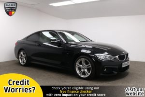 Used 2014 BLACK BMW 4 SERIES Coupe 2.0 420D M SPORT 2d AUTO 181 BHP (reg. 2014-12-31) for sale in Manchester