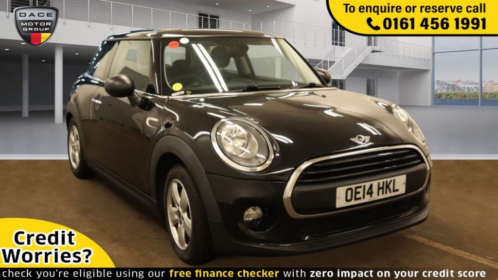 Used 2014 BLACK MINI HATCH ONE Hatchback 1.2 ONE 3d AUTO 101 BHP (reg. 2014-06-14) for sale in Wilmslow